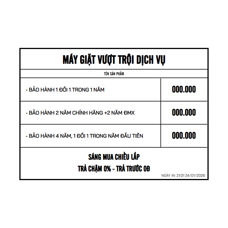 POPUP DỊCH VỤ MÁY GIẶT