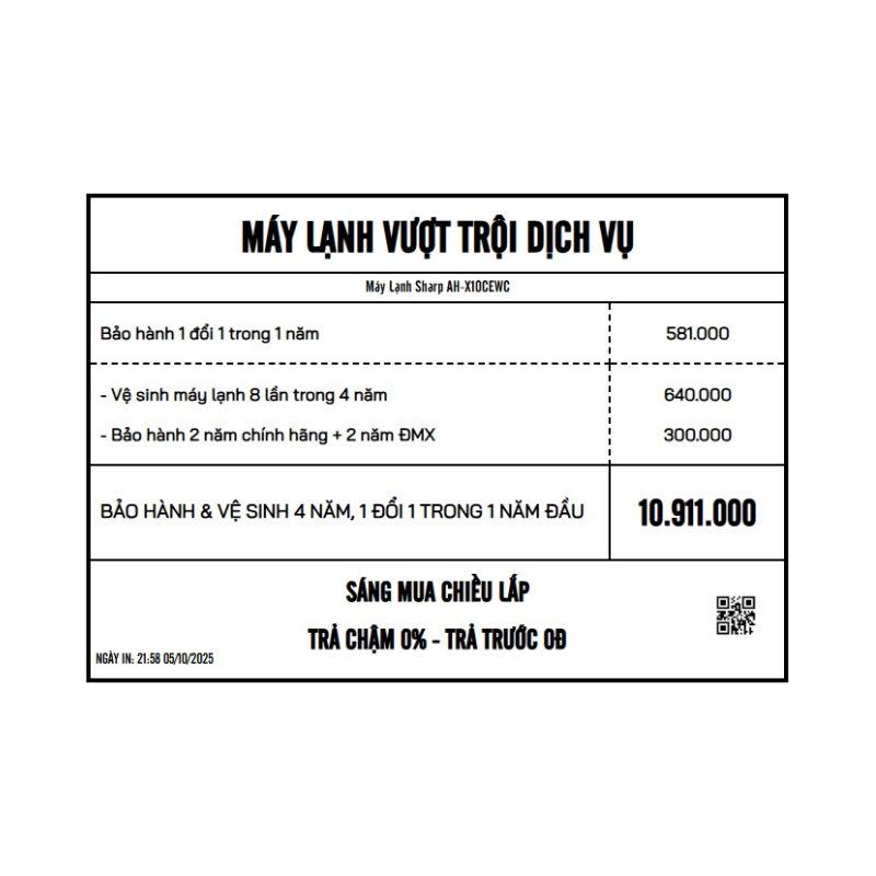POPUP DỊCH VỤ MÁY LẠNH